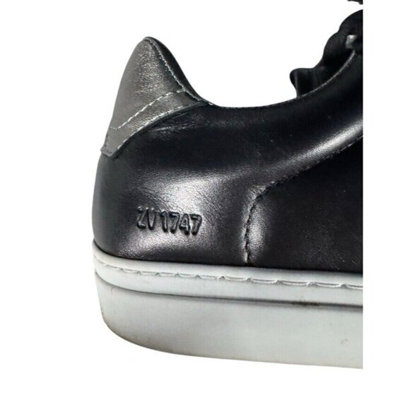 Zadig & Voltaire Women's Sz 37 (6.5) ZV1747 Black Leather Studded Sneakers - Picture 7 of 12